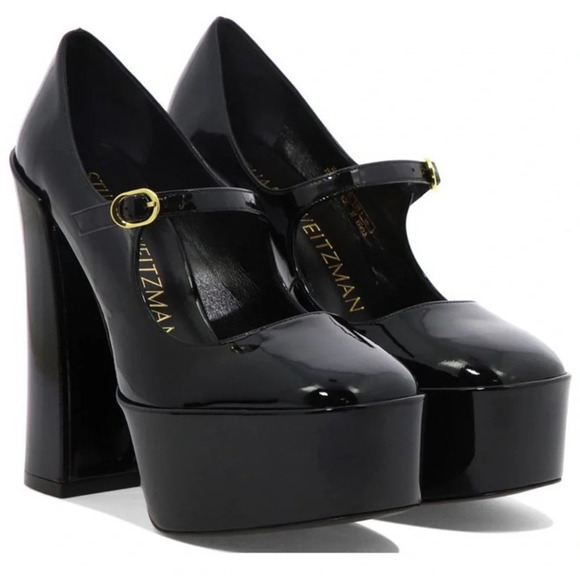 Stuart Weitzman Skyhigh Mary Jane Platform Pumps. Sz: 10 - Picture 1 of 12